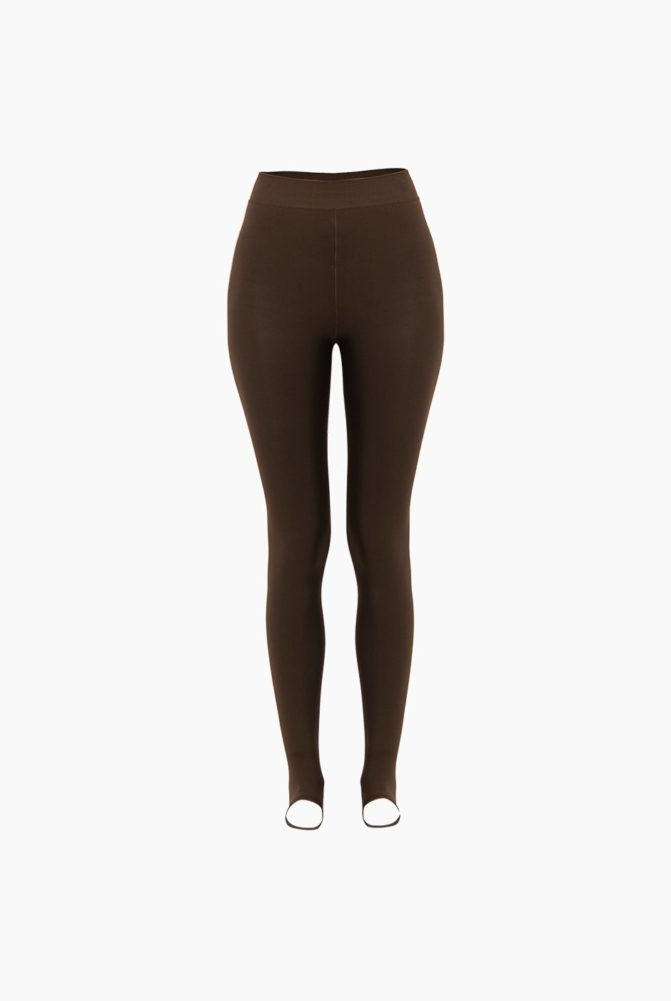 Legging Thermofit Estribo chocolate liso con estribo
